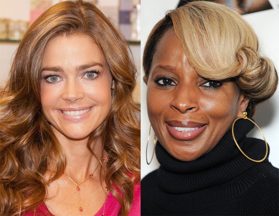 Denise Richards og Mary J. Blige